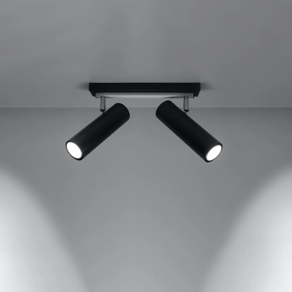 Sollux Lighting Sollux Lubinis šviestuvas DIREZIONE 2 juodas