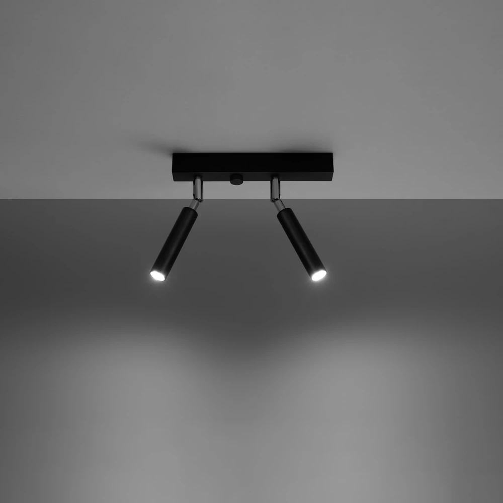 Sollux Lighting Lubinis šviestuvas EYETECH 2 juodas