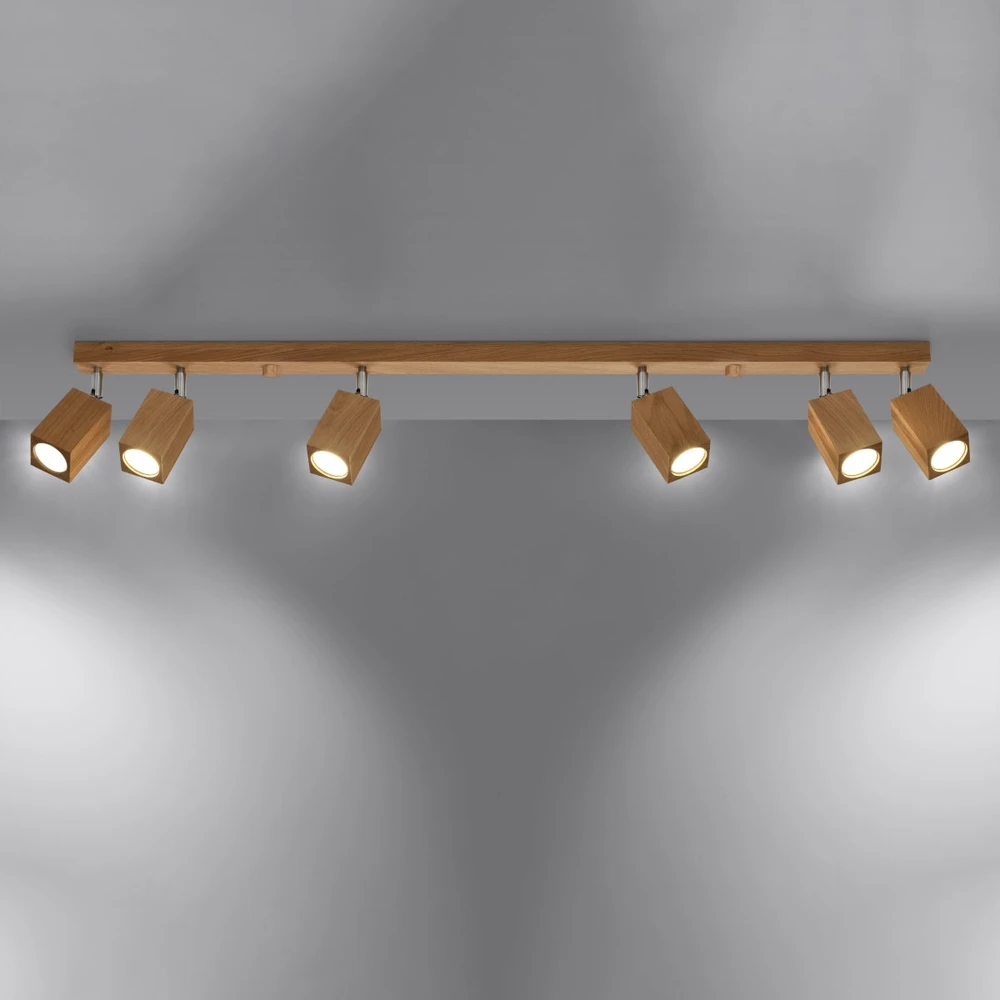Sollux Lighting Lubinis šviestuvas KEKE 6 ąžuolas