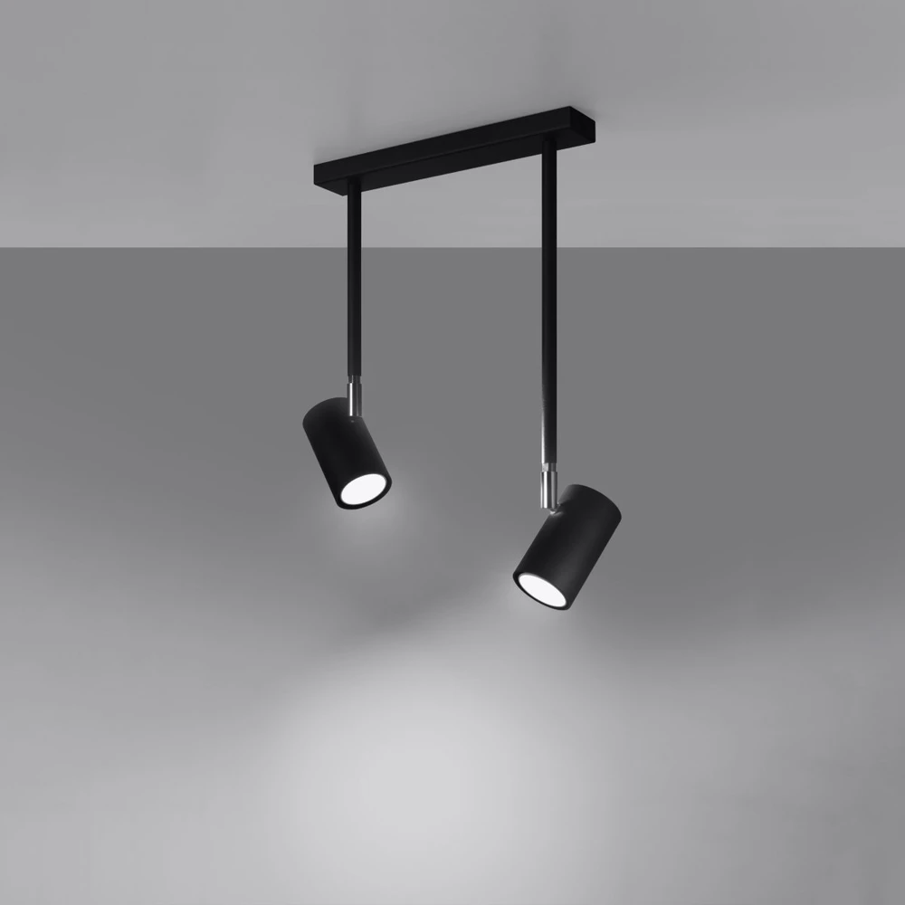 Sollux Lighting Lubinis šviestuvas NORANO 2 juodas