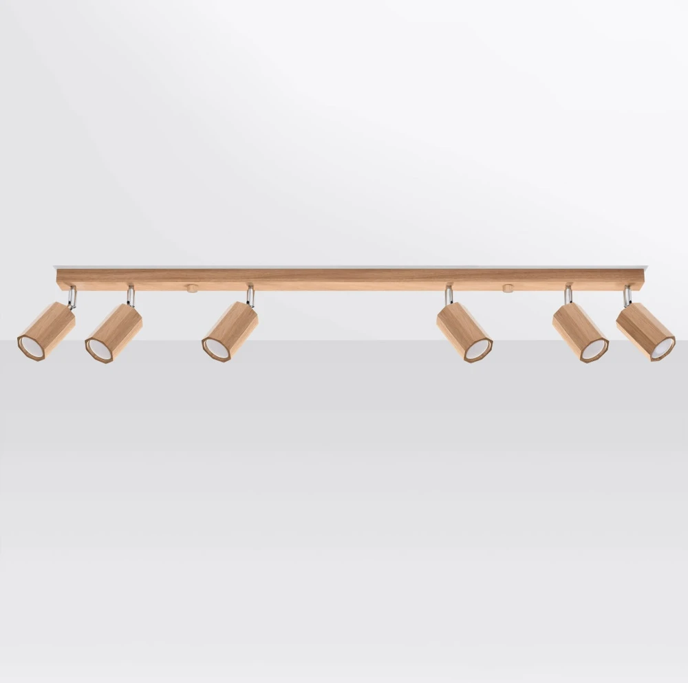 Sollux Lighting Lubinis šviestuvas ZEKE 6 ąžuolas