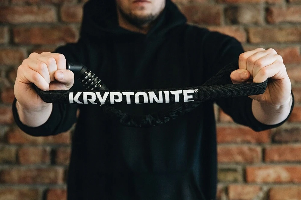 Kryptonite Keeper K000686 - Dviratininko grandininė spyna su kodu