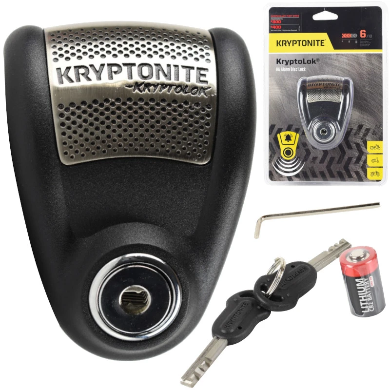Kryptonite Kryptolok 6a Diskinė Užraktas su 120db Aliarmo