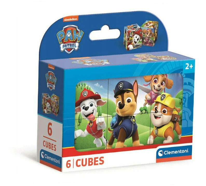 Kubelių dėlionė Clementoni Paw Patrol 40658, 6 d.