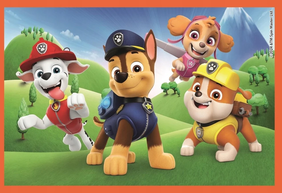 Kubelių dėlionė Clementoni Paw Patrol 40658, 6 d.