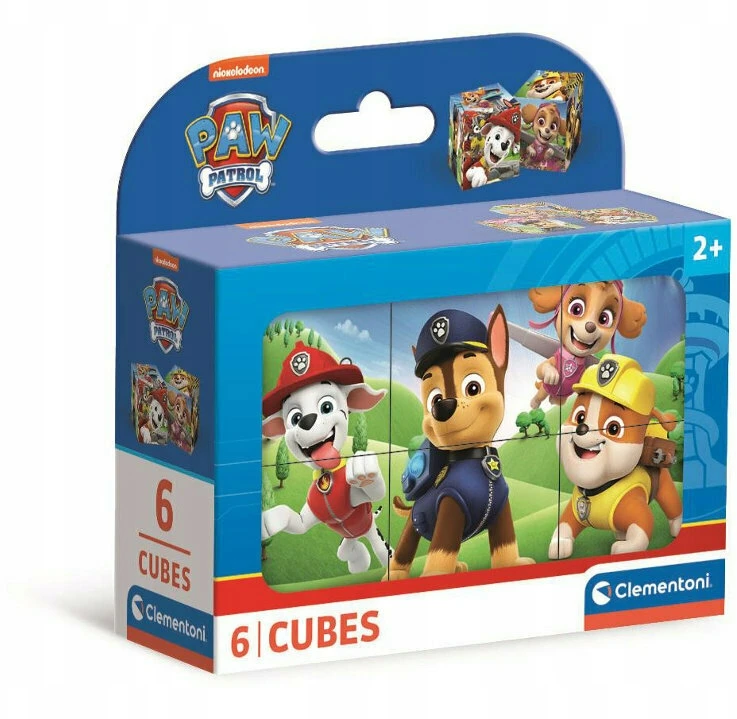 Kubelių dėlionė Clementoni Paw Patrol 40658, 6 d.