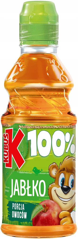KUBUŚ 100% obuolių sulčių sultys vaikams 12x300ml