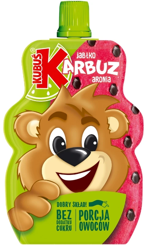Kubuś Mikė Fruit Mousse mišinio rinkiniai, puikiai tinkantys mokyklos darželio užkandžiams