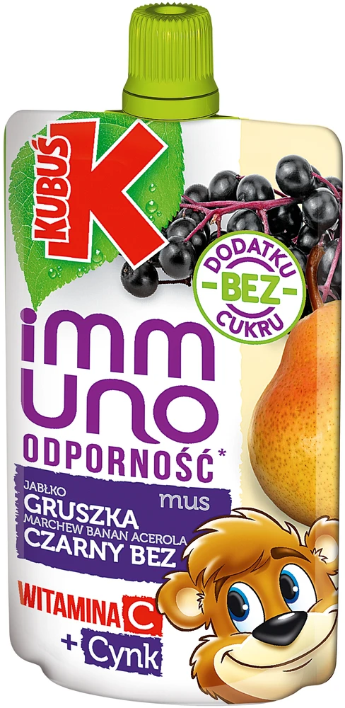 Kubuś Mikė Fruit Mousse mišinio rinkiniai, puikiai tinkantys mokyklos darželio užkandžiams