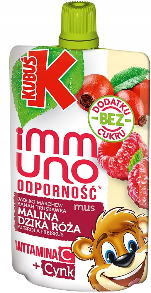 Kubuś Mikė Fruit Mousse mišinio rinkiniai, puikiai tinkantys mokyklos darželio užkandžiams