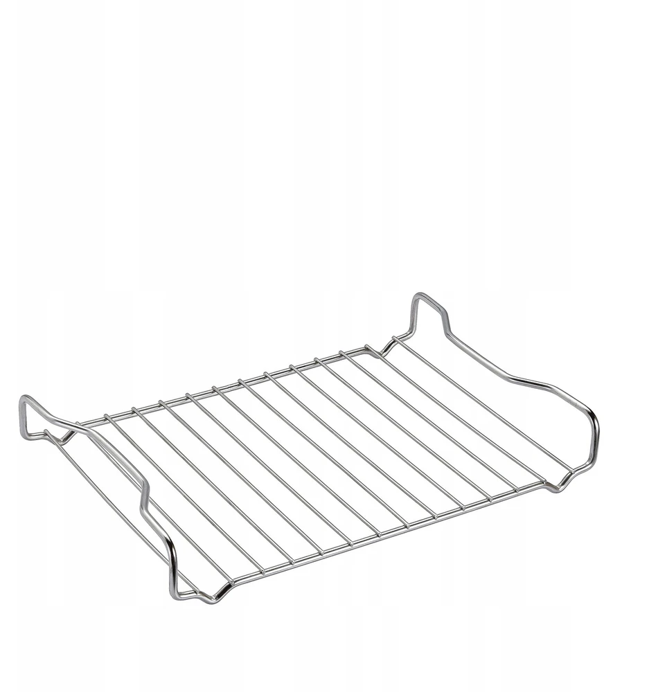 „Küchenprofi Style“ – nerūdijančio plieno kepimo skarda su grotelėmis 40 × 31,5 × 6,5 cm