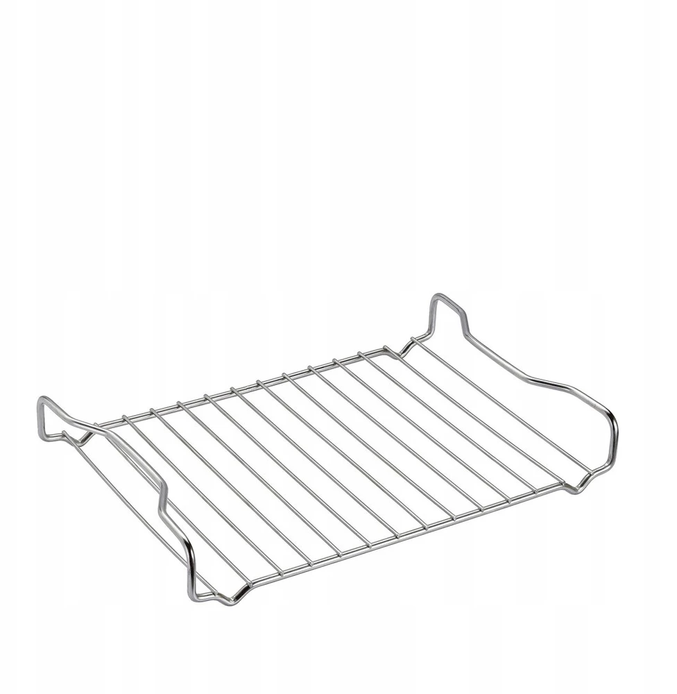 „Küchenprofi Style“ – nerūdijančio plieno kepimo skarda su grotelėmis 40 × 31,5 × 6,5 cm