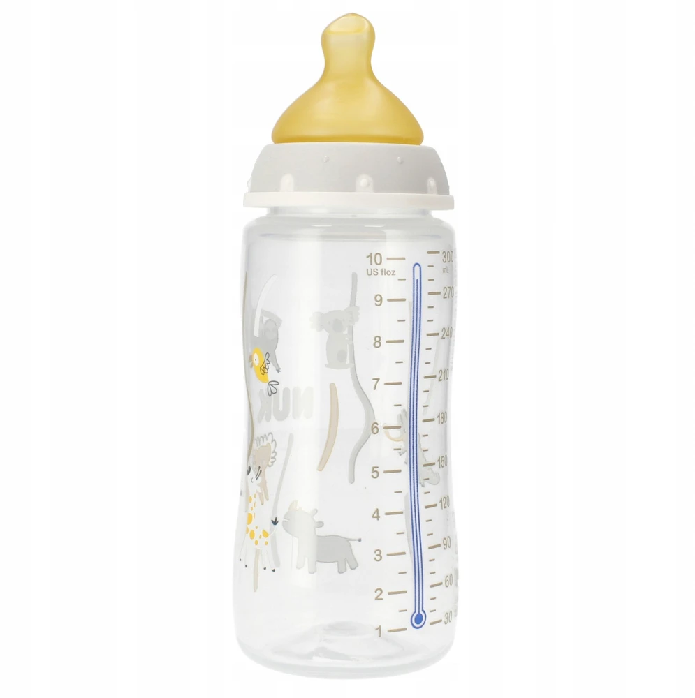 Kūdikio buteliukas su temperatūros kontrole Nuk First Choise, 0-6 mėn, 300 ml