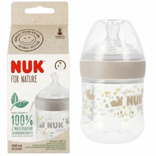 NUK 743076 150 ml buteliukas For Nature čiulptukas. S