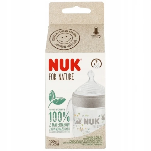 NUK 743076 150 ml buteliukas For Nature čiulptukas. S