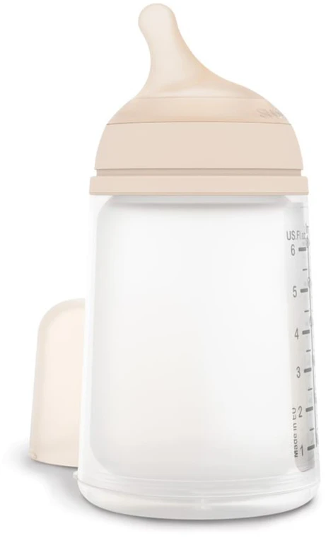 Kūdikių buteliukas SUAVINEX Zero.Zero rinkinys nuo dieglių 270 ml vidutinė tėkmė