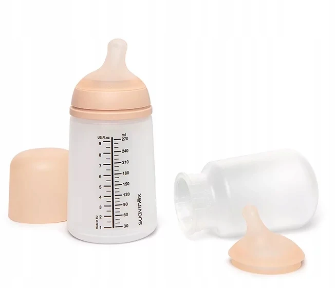 Kūdikių buteliukas SUAVINEX Zero.Zero rinkinys nuo dieglių 270 ml vidutinė tėkmė