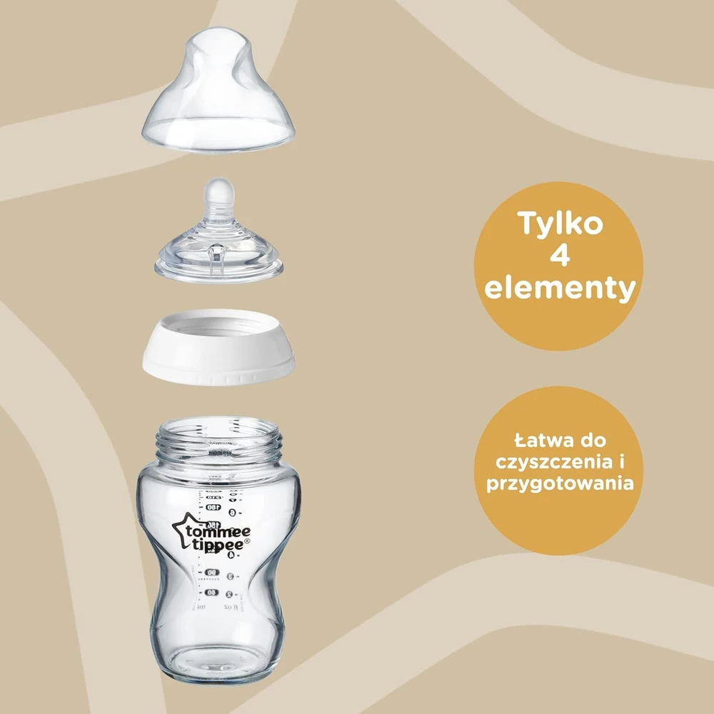 Kūdikių buteliukų rinkinys Tommee Tippee, 260 ml.