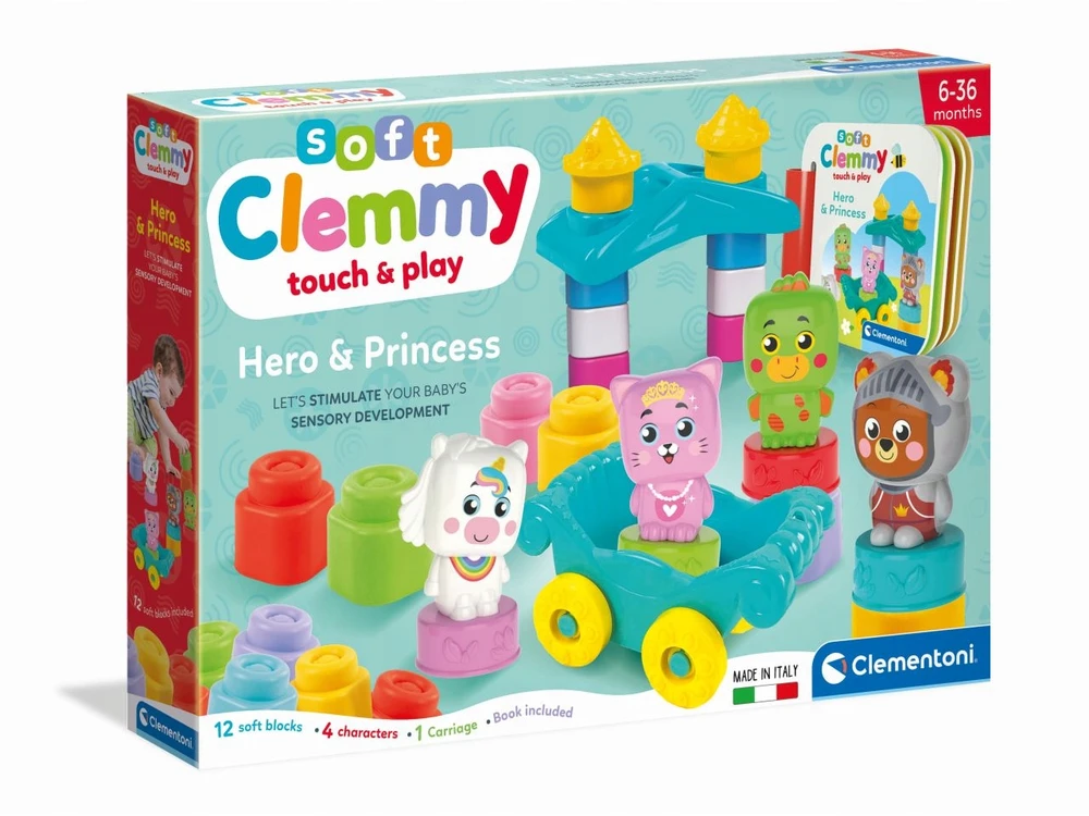 Kūdikių kaladėlės Clementoni Clemmy