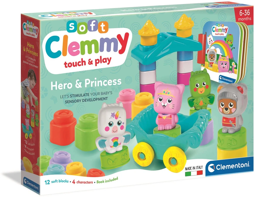 Kūdikių kaladėlės Clementoni Clemmy
