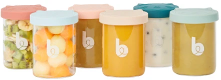 Babymoov - ISY dubenėliai - 6 x 250 ml + 3 x 120 ml