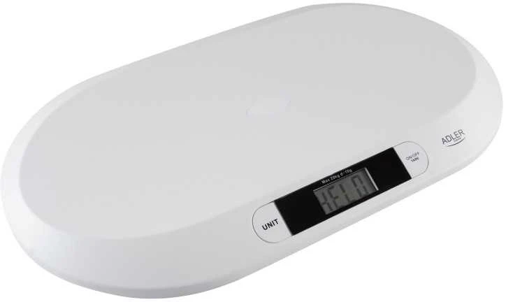 Virtuvinės svarstyklės Adler | Adler AD 8139 | Maksimalus svoris (talpa) 20 kg | Tikslumas 10 g | Baltas