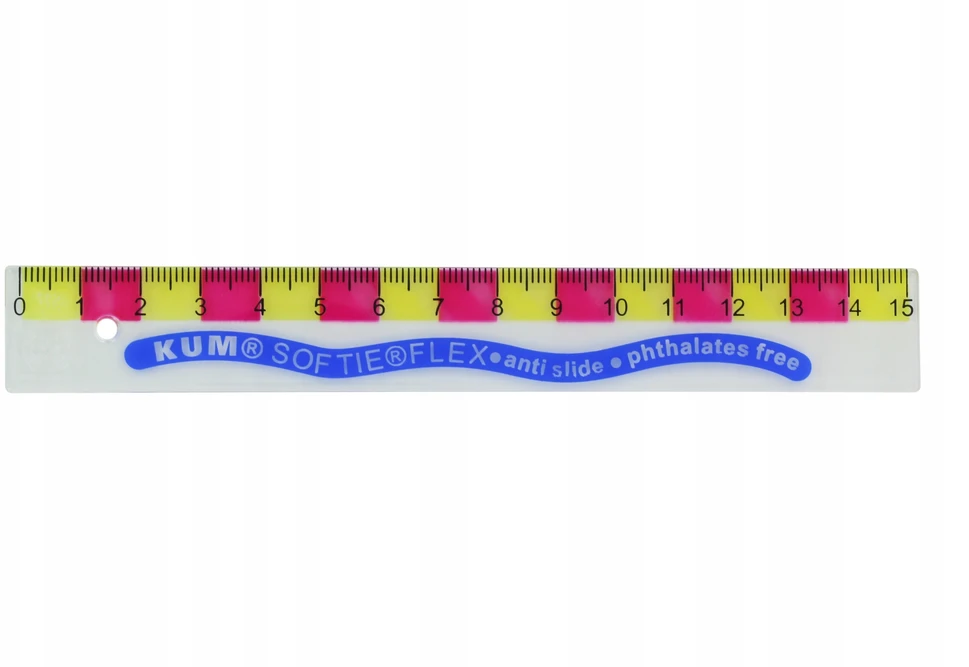 KUM Liniuotė "Softie Flex" TB 15 cm mišinys - Koh-I-Noor