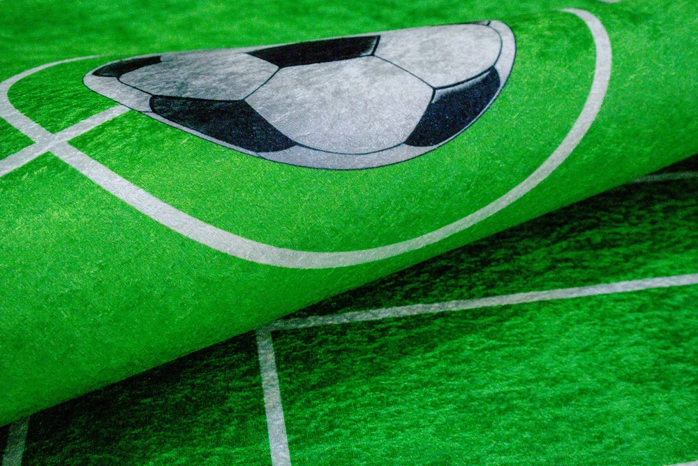 Kupdywan DYWAN Dziecięcy Dla Chłopca Kamuolys Gra Futbol BOISKO FIFA ANTYPOŚLIZG 80X150