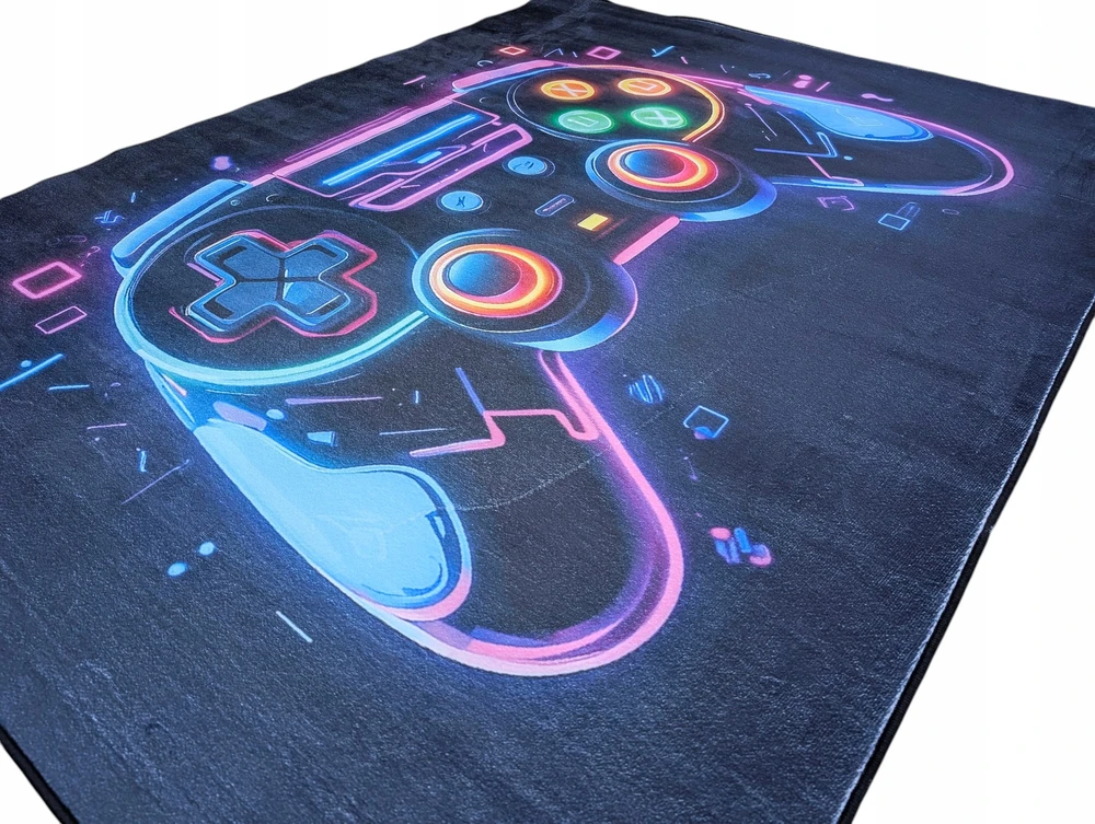 Kupdywan Dywan Gamingowy Play Strefa Gier Pad Miękki Pluszowy Flanel Game 120x170 cm