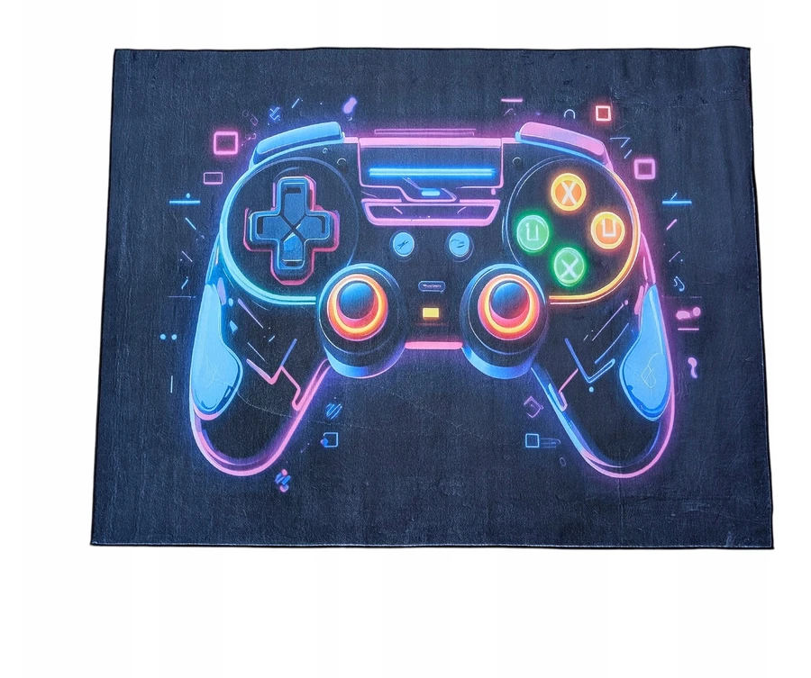 Kupdywan Dywan Gamingowy Play Strefa Gier Pad Miękki Pluszowy Flanel Game 140x200 cm