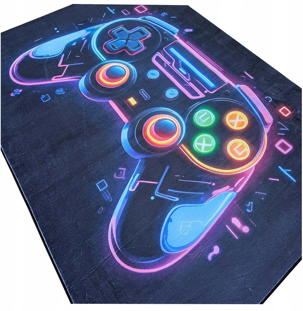 Kupdywan Dywan Gamingowy Play Strefa Gier Pad Miękki Pluszowy Flanel Game 140x200 cm