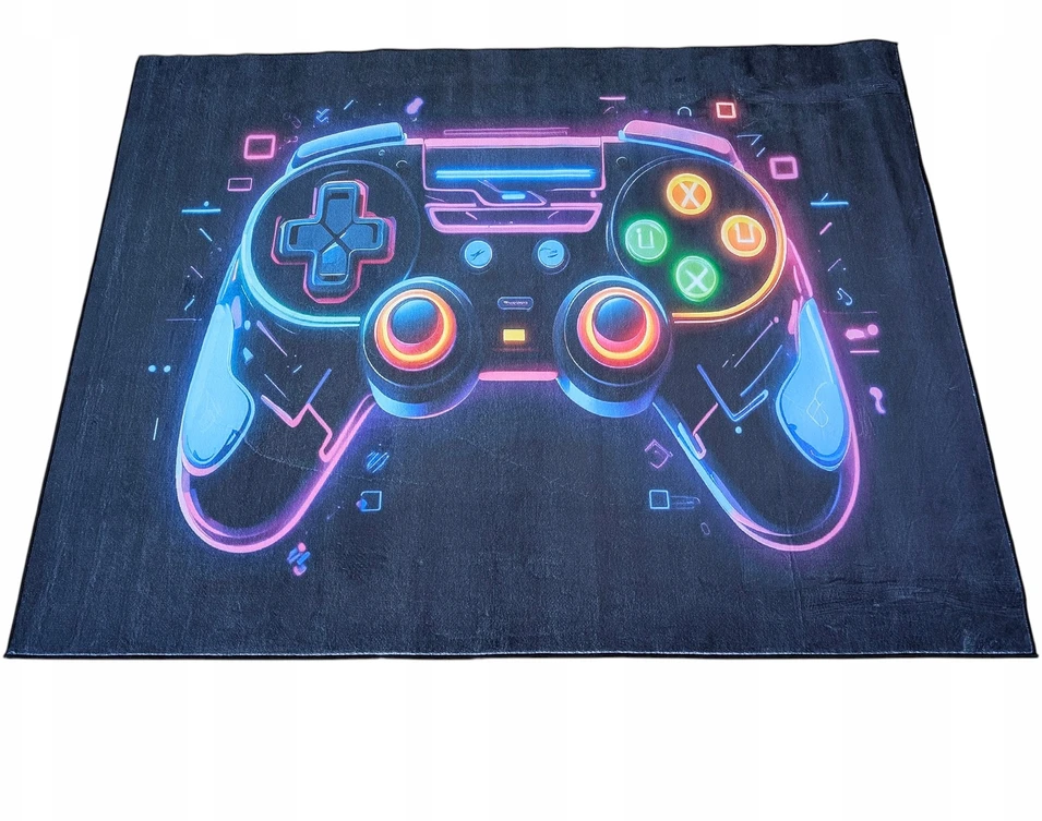 Kupdywan Gaming Carpet Play Game Zone Pad Minkštas pliušinis flanelinis žaidimas 160x230 cm