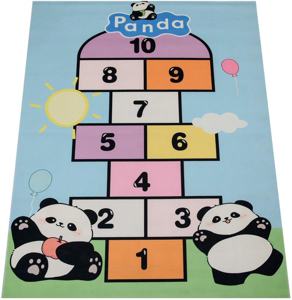 KupDywan Kilimas Vaikų klasei Pasaka Panda Žaidimo zona Pramogos 2x3 m
