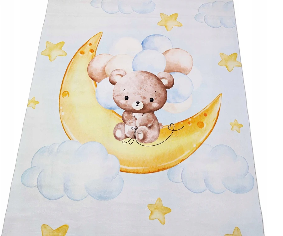Kupdywan Mięciutki Dywan Do Dziecięcego pokoju Sypialni Plusz Flanel Kids 180x250 cm