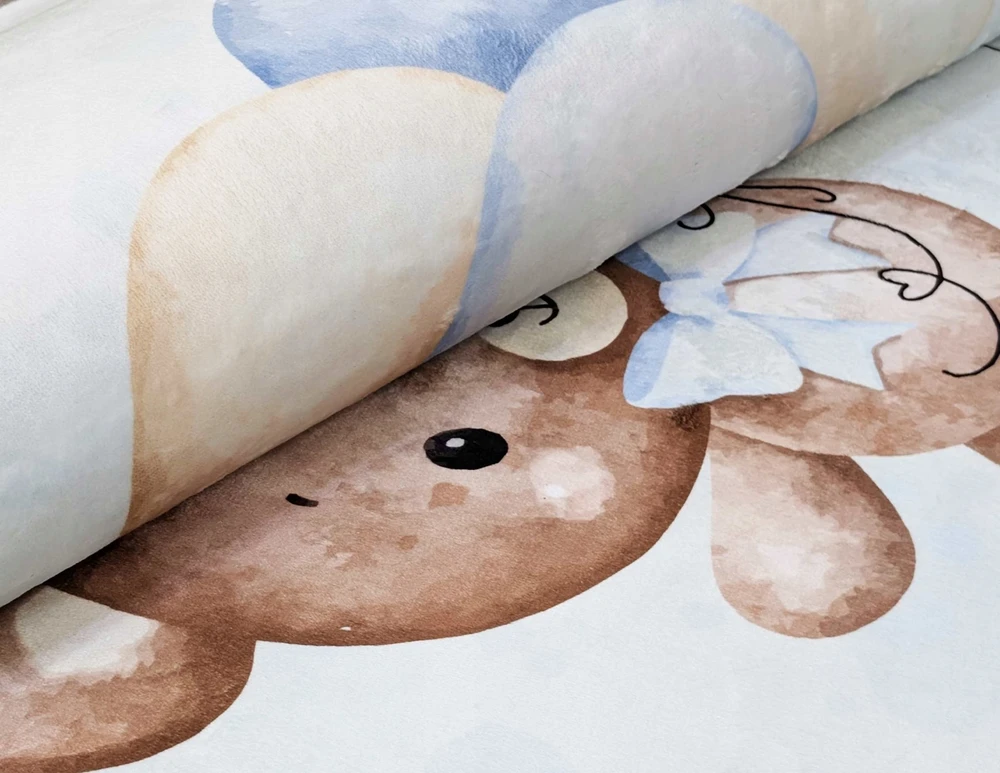 KupDywan Minkštas kilimas Vaikų miegamajam Pliušinis flanelinis 140x200 cm