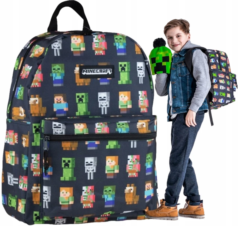 Astra Minecraft mokyklinė kuprinė