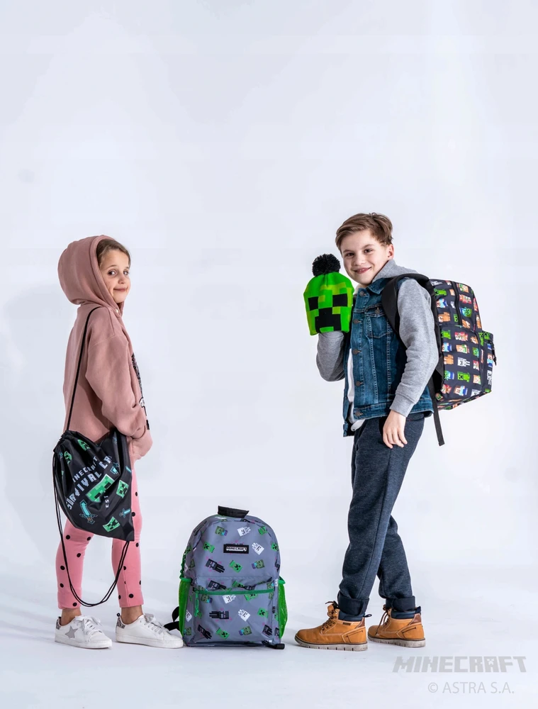 Astra Minecraft mokyklinė kuprinė
