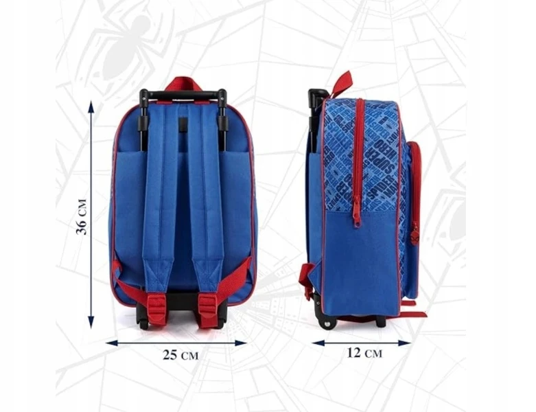 Kuprinė dziecięcy na kółkach Perletti Kids "Spiderman", 13244