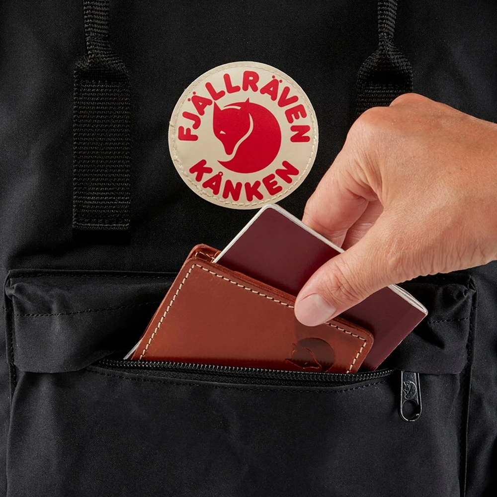 Carruzzo Fjällräven Kånken kuprinė Juoda Polipropilenas (PP)