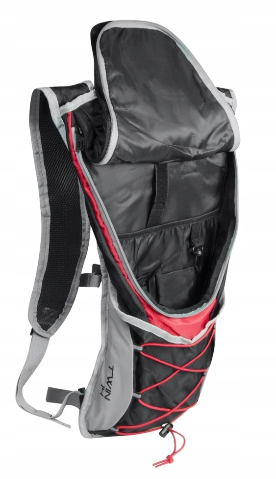Kuprinė Force Twin 14 l, Juodas/Raudona