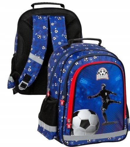 Mokyklinė kuprinė Derform Football (PL15BPI15)