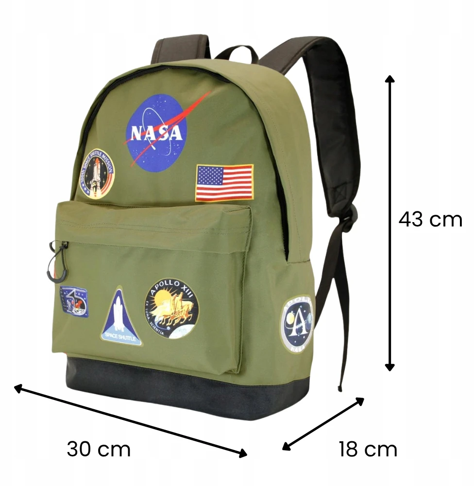 Kuprinė Karactermania NASA HS, žalia