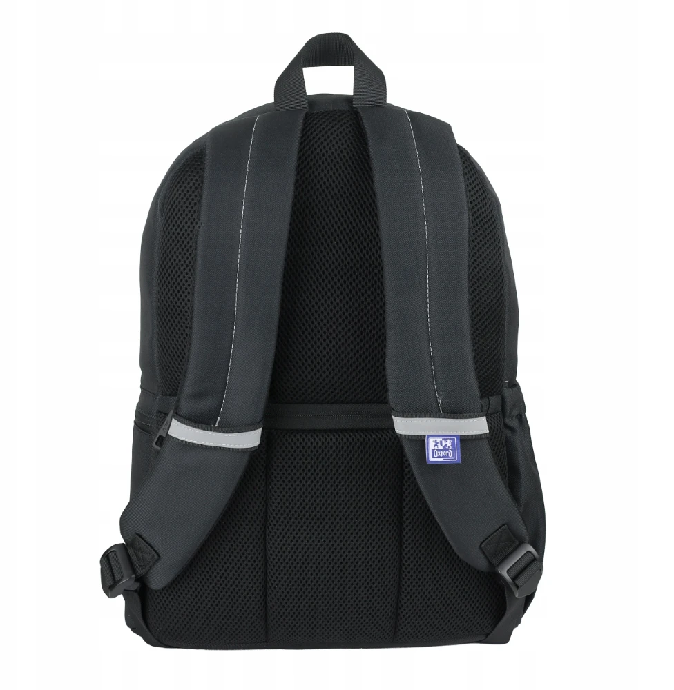 Kuprinė miejski Oxford B-You juoda su kieszenią na laptopa 16″