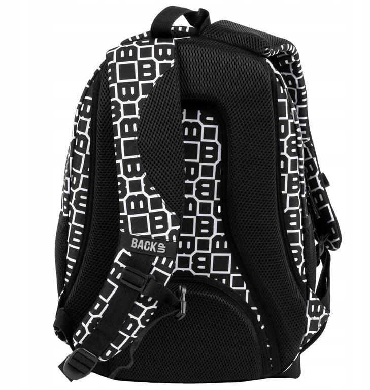 Kuprinė mokyklinė Back Up, 26l, balta/juoda