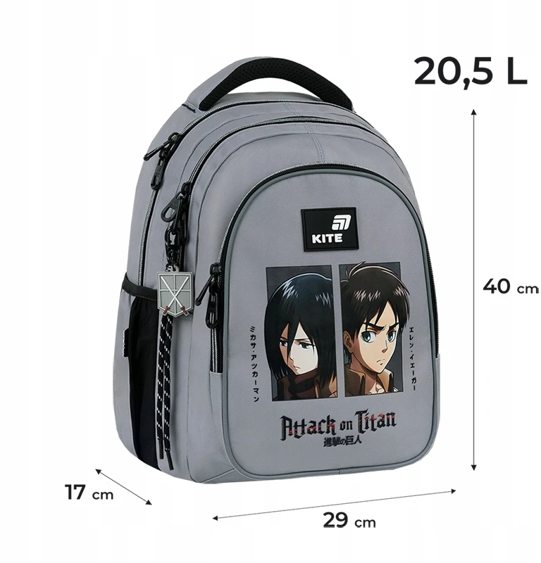 Kuprinė paaugliams "attack on Titan" Kite