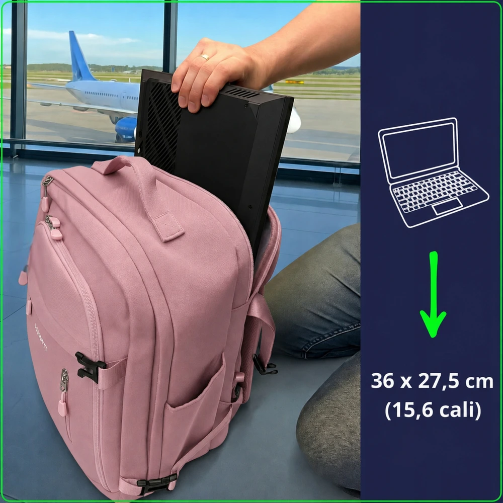 Kuprinė PRÓŻNIOWY kelioninis bagaż podręczny 40x30x20 Ryanair WizzAir BAGOWSKI