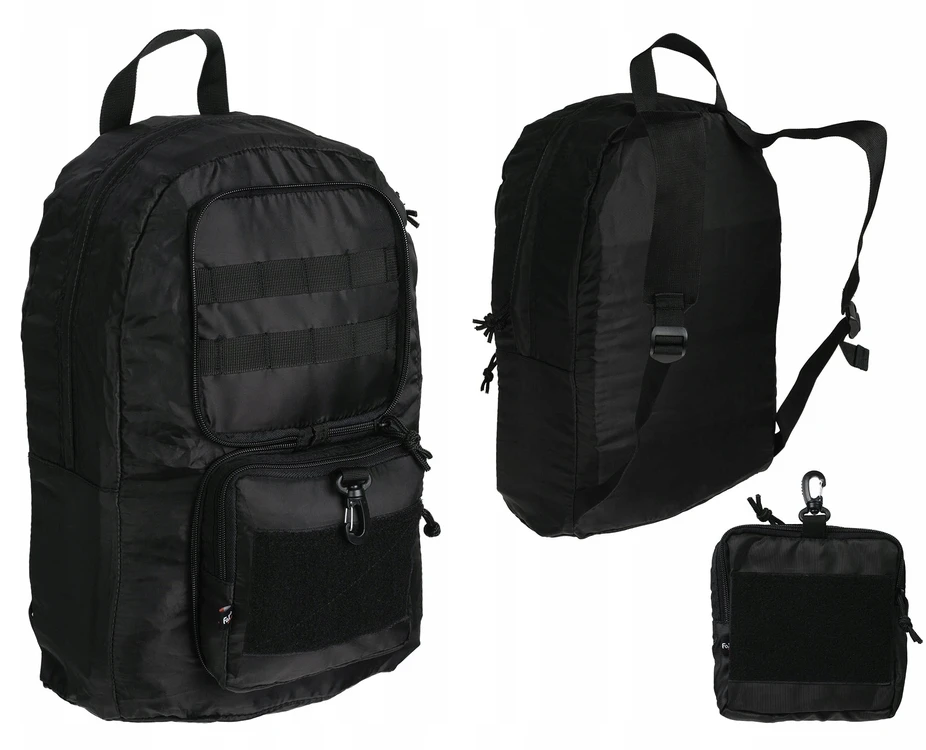 Kuprinė Składany Turystyczny FOX Outdoor MOLLE 30L Juodas