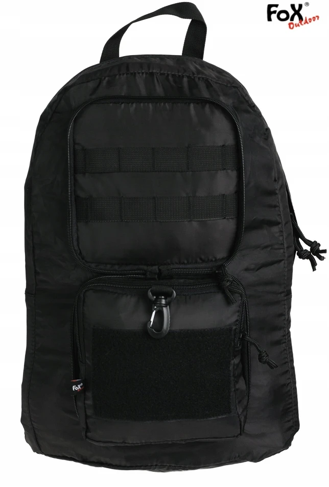 Kuprinė Składany Turystyczny FOX Outdoor MOLLE 30L Juodas