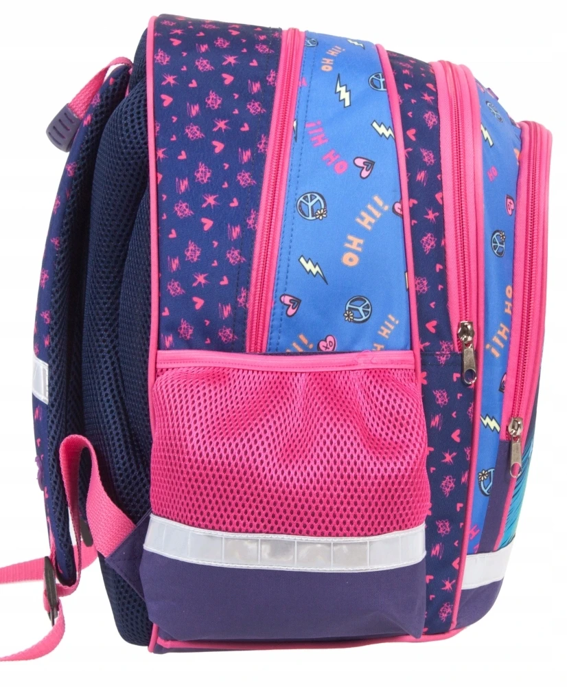Mokyklinė kuprinė Starpak Trolls (395165), Violetinė/rožinė