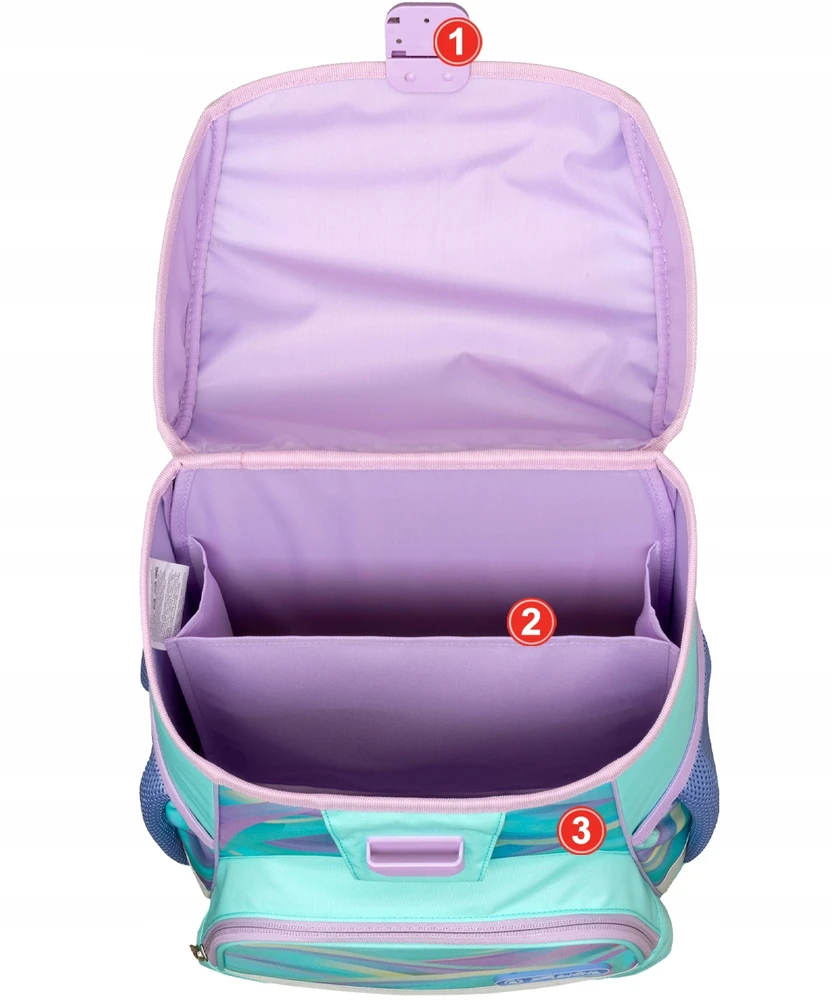 Kuprinė su priedais HERLITZ Loop Plus Minty Love